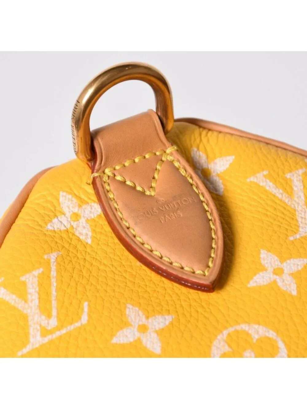 Louis Vuitton Speedy P9 Bandouliere 25 Boston Bag Yellow White